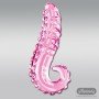 Kiss of Tongue Crystal Glass Dildo Anal Toy GD-002