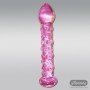Dotted Purple Glass Dildo GD-006