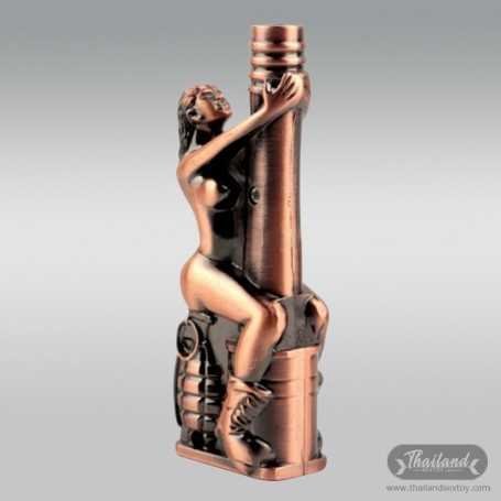 Firedog Women with Grenade Windproof Cigarette Lighter AG-004