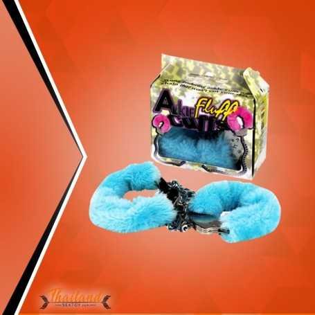 Ankle Fluff Cuffs with Keys BDSM-012