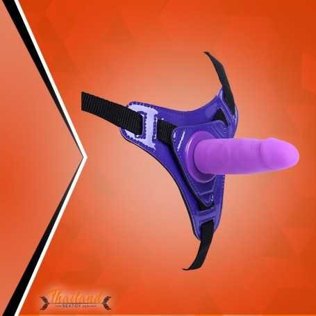 Ultra Elastic Harness Lesbian Strapon Dildo SO-019