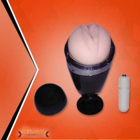 Super Pink Male Vibrating Male Stroker MS-047