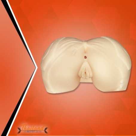 Silicone Jeans Ass & Vagina Masturbator BAV-020
