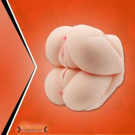 3p Love Double Ass & Vagina Masturbator BAV-021