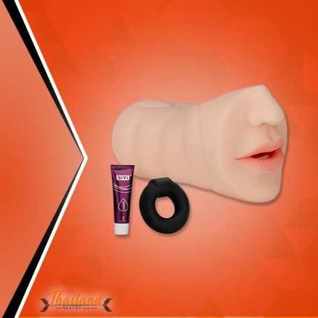 ORAL SILICONE PORTABLE MALE MASTURBATOR MMT-022