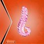 Kiss of Tongue Crystal Glass Dildo Anal Toy GD-002