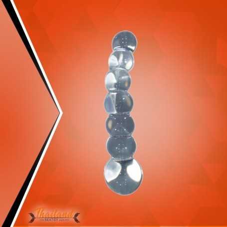 Ultra Beaded Crystal Glass dildo GD-008