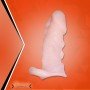 Solid Dotted Head Penis Extension Sleeve Skin Color PES-027