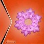 Heavy Cock Ring-Ice Flower CR-006