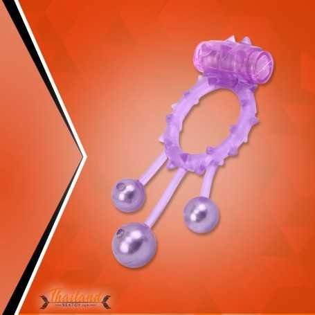 Vibrating Ball Banger Cock Ring Vibrator CR-007