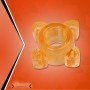 Transparent 4 Tube FingerCock Ring CR-010
