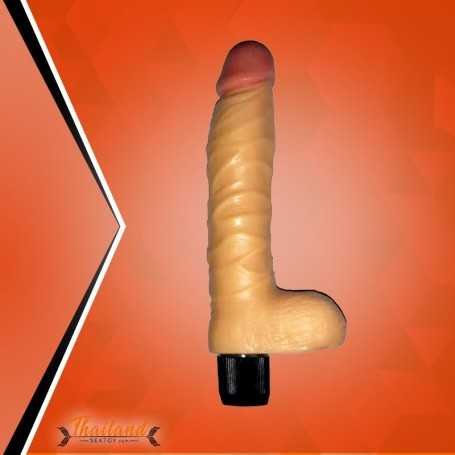 Realistic Penis with Vibrations And Real Feel Balls RSV-074