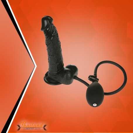 Ultimate Inflatable Realistic Non Vibrator in Black RSNV-011