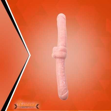 Realistic Double Dong Penis Shaped End Realistic Non Vibrator RSNV-015