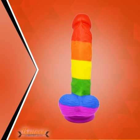 Rainbow Realistic Suction Non Vibrator Rainbow Realistic Suction Non Vibrator RSNV-027